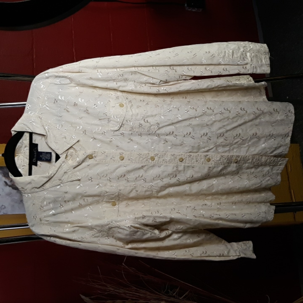Denim & Co Beige Shirt